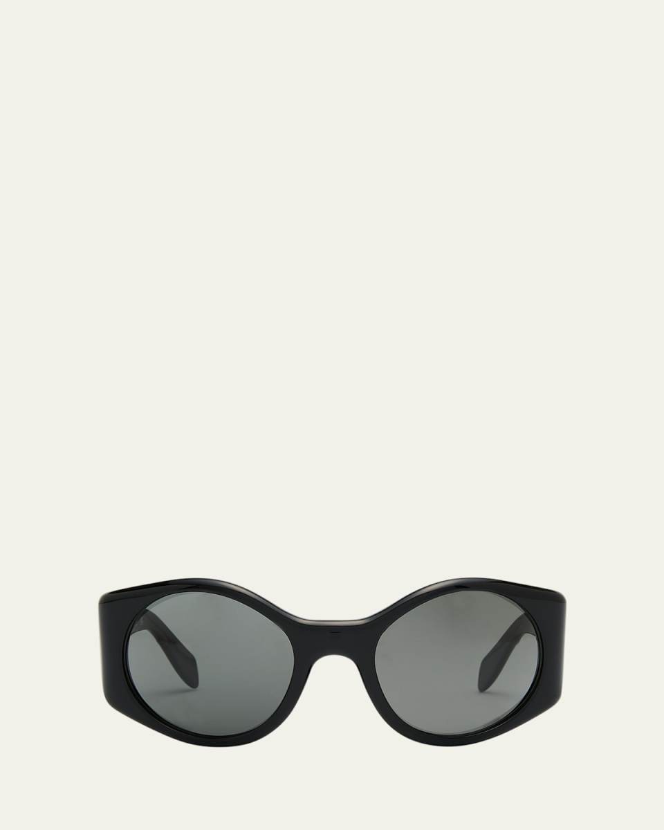Ennis Acetate Oval Sunglasses